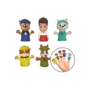 NEW Nickelodeon PAW Patrol Bath Finger Puppets, Chase & Friends, Age 3+, Unisex